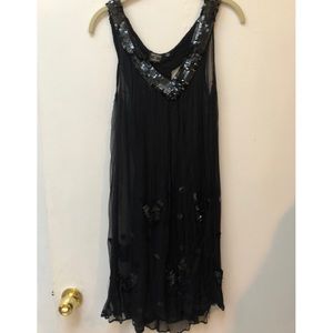 Kate Moss for Topshop black cocktail dress